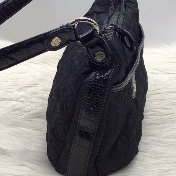 Vera Bradley Black Quilted Shoulder Bag - Picture 4 of 12